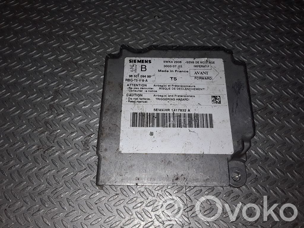 Unidad de control/módulo del Airbag   9650109480,5WK42908