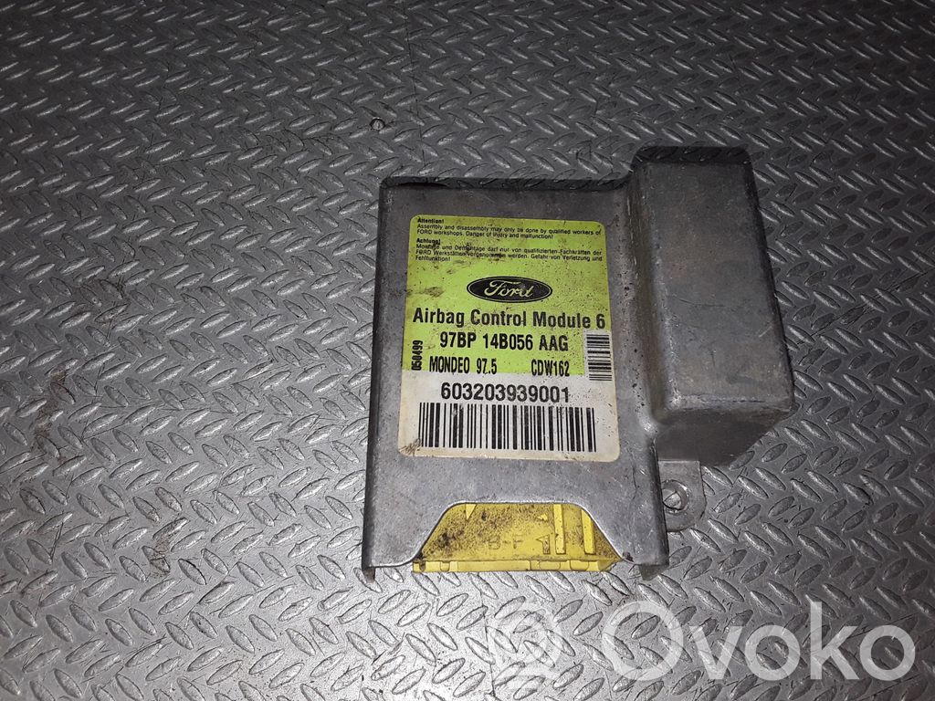 Module de contrôle airbag   97BP14B056AAG