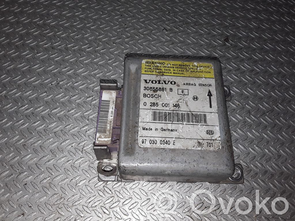 Volvo S40, V40 Airbag control unit/module 