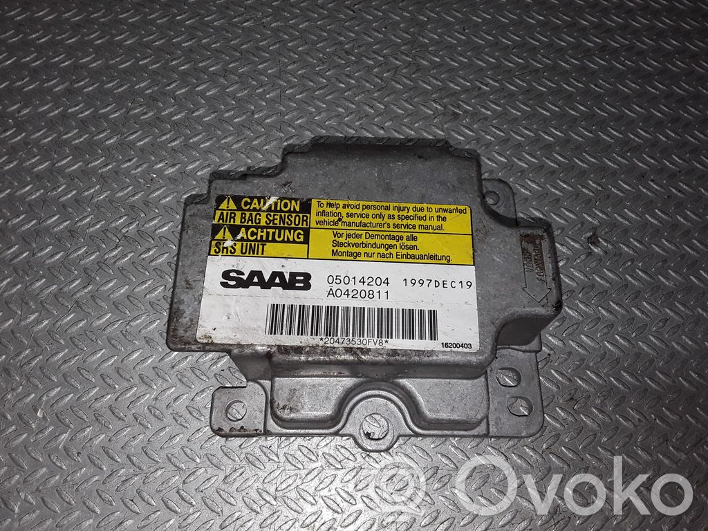 Saab 9-5 Airbag control unit/module 