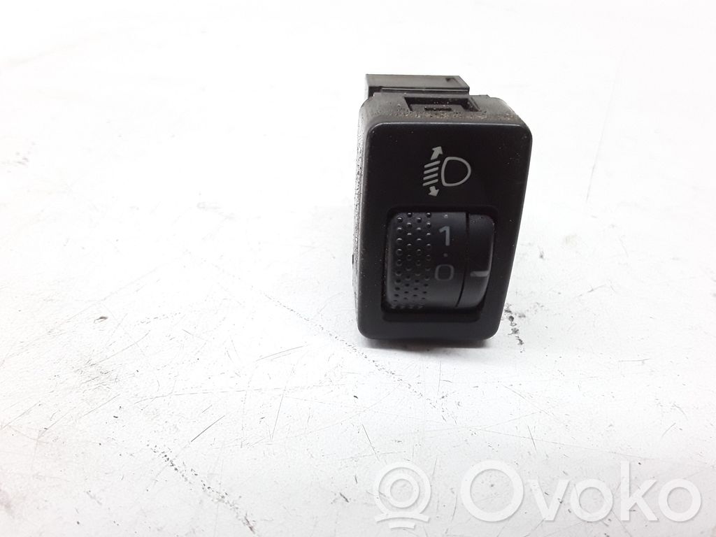Headlight level height control switch