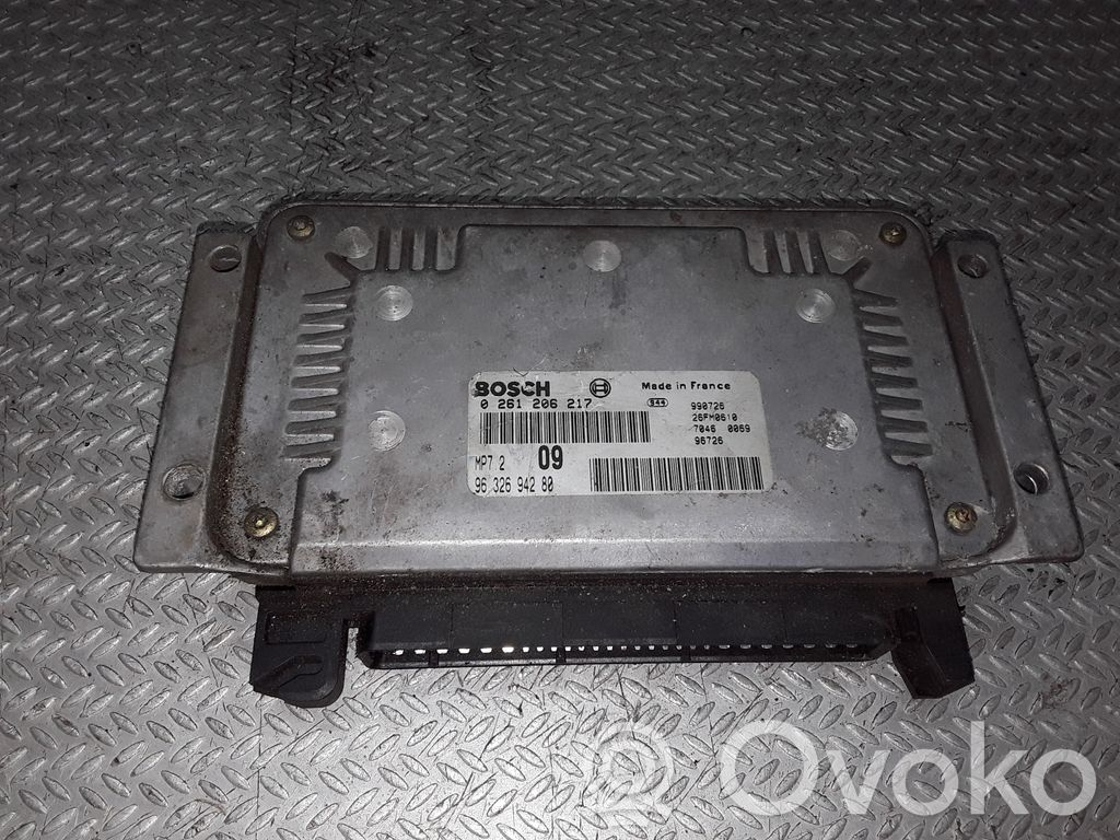 Peugeot 206 Engine control unit/module 
