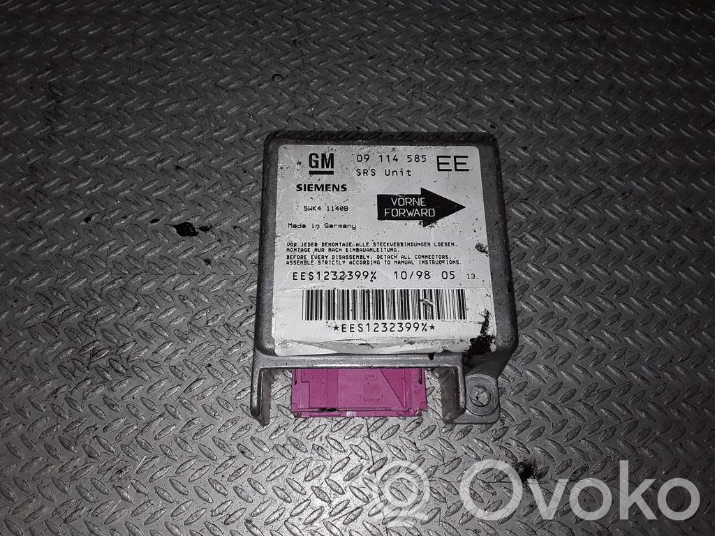 Opel Corsa B Airbag control unit/module 