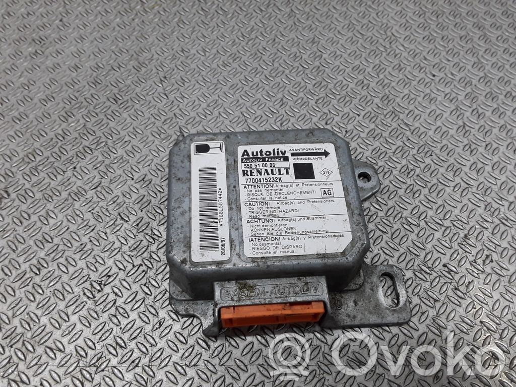 Renault Scenic I Unidad de control/módulo del Airbag 