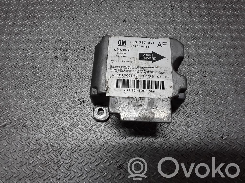 Opel Astra G Airbag control unit/module 