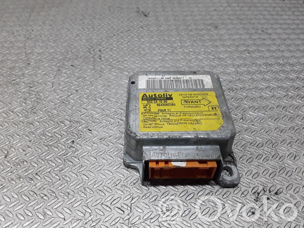 Peugeot 206 Airbag control unit/module 