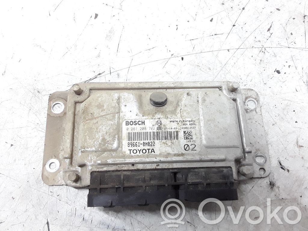Unidad de control/módulo del motor   0261208702,896610H022