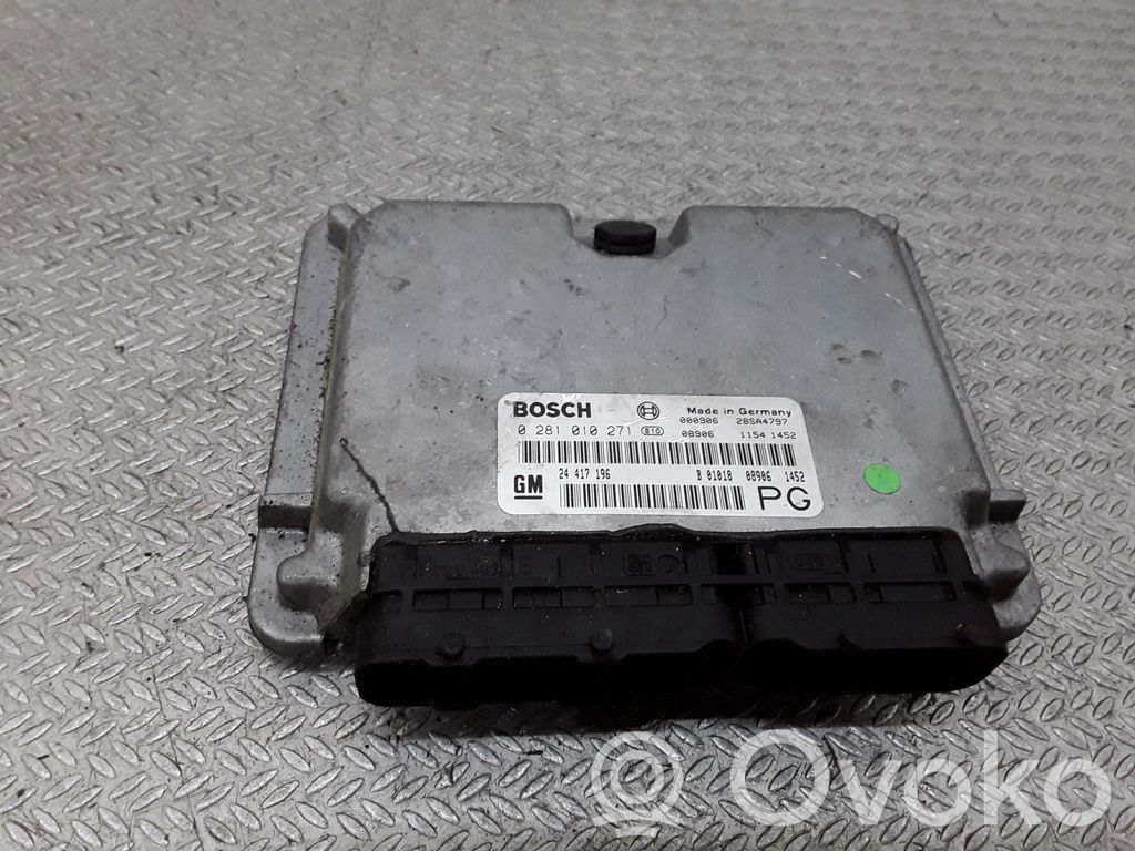 Unidad de control/módulo del motor   0281010271,24417196