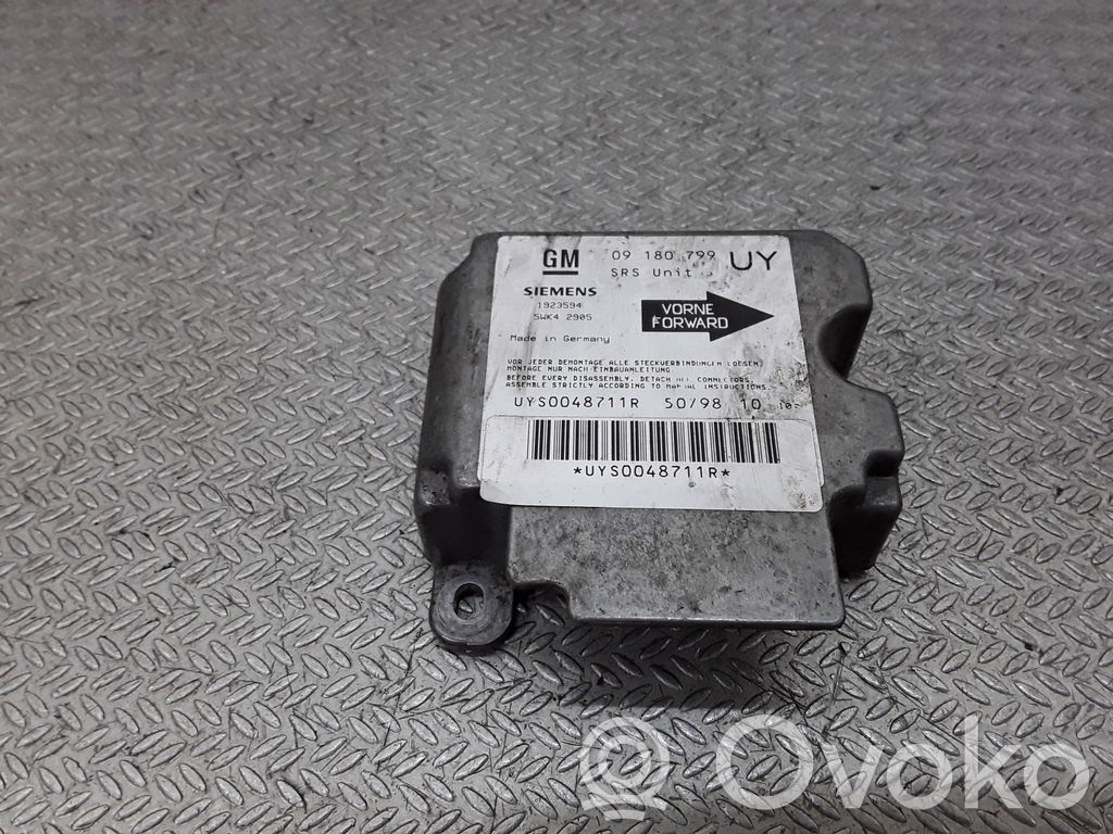 Opel Astra G Airbag control unit/module 