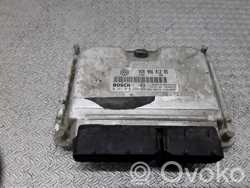Engine control unit/module   038906012BS,0281010228