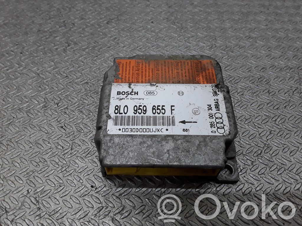 Airbag control unit/module   8L0959655F,0285001304