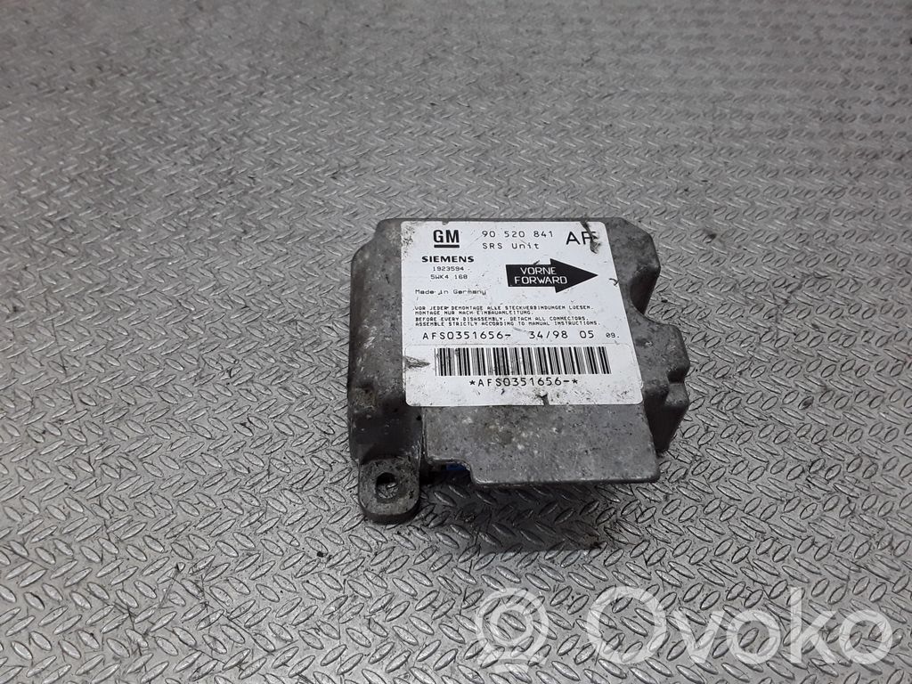 Opel Astra G Airbag control unit/module 