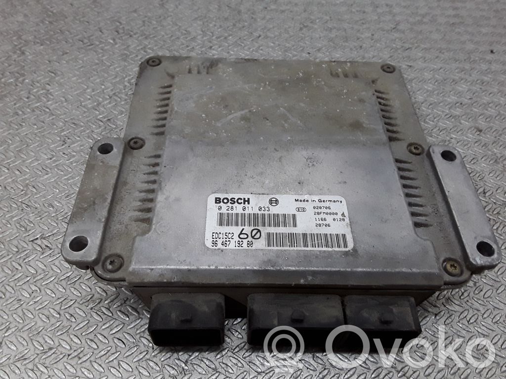 Citroen C8 Engine control unit/module 