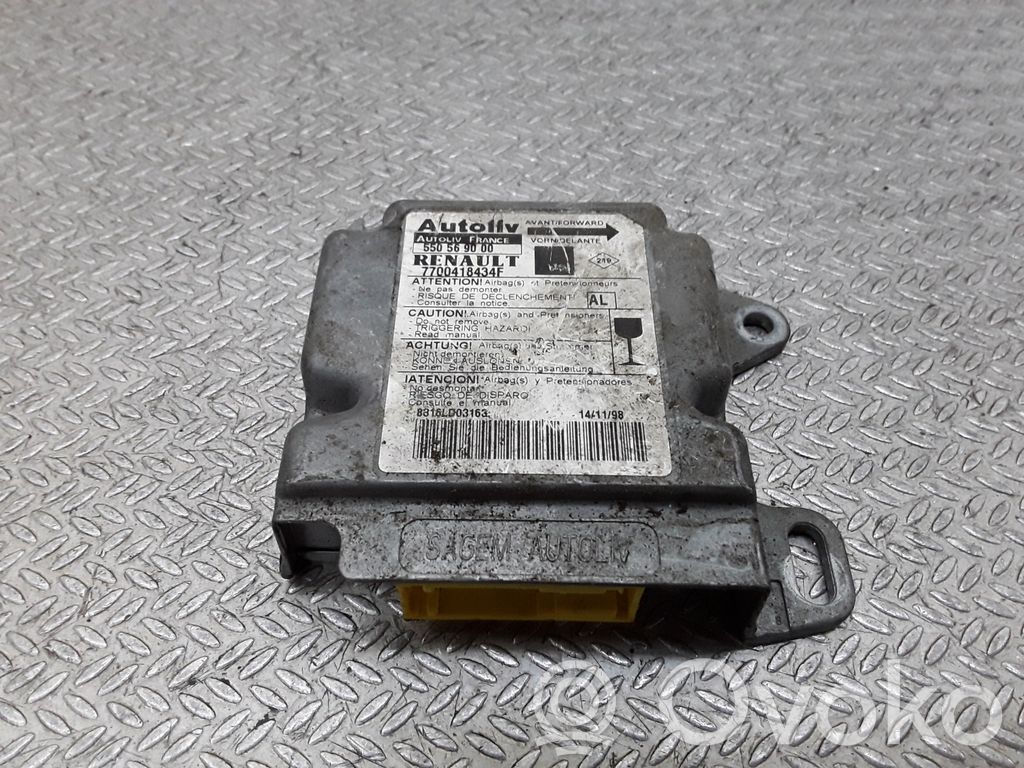 Airbag control unit/module   550569000,7700418434F