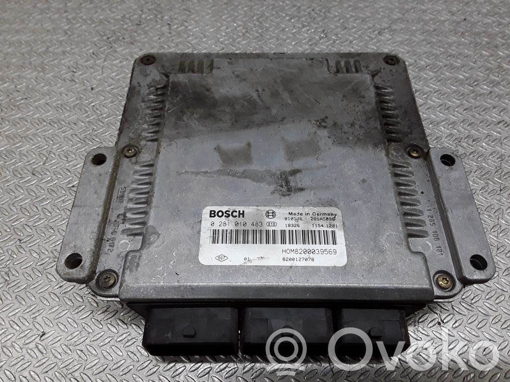 Engine control unit/module   0281010483,8200127078