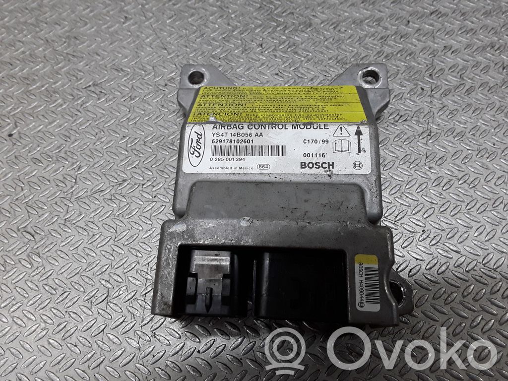 Module de contrôle airbag   YS4T14B056AA,0285001394