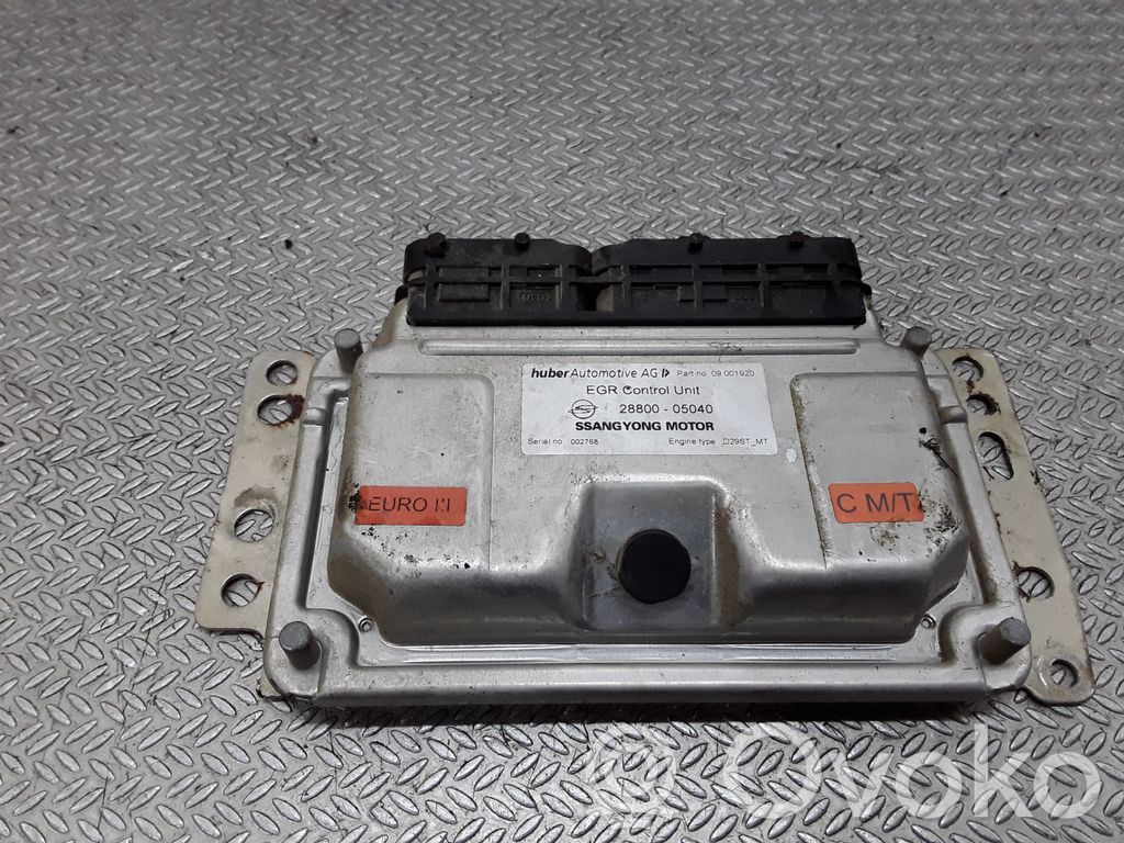 SsangYong Musso Engine control unit/module 