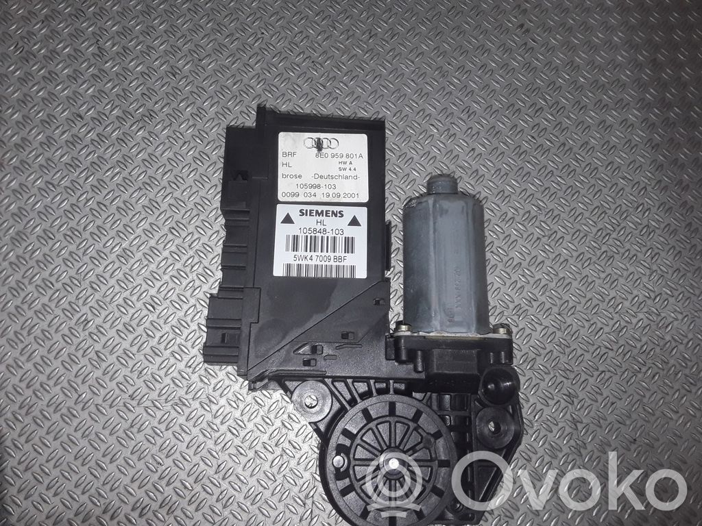 Audi A4 S4 B6 8E 8H Motorino alzacristalli della portiera posteriore