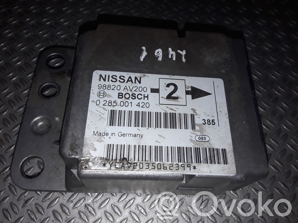 Nissan Primera Unidad de control/módulo del Airbag 