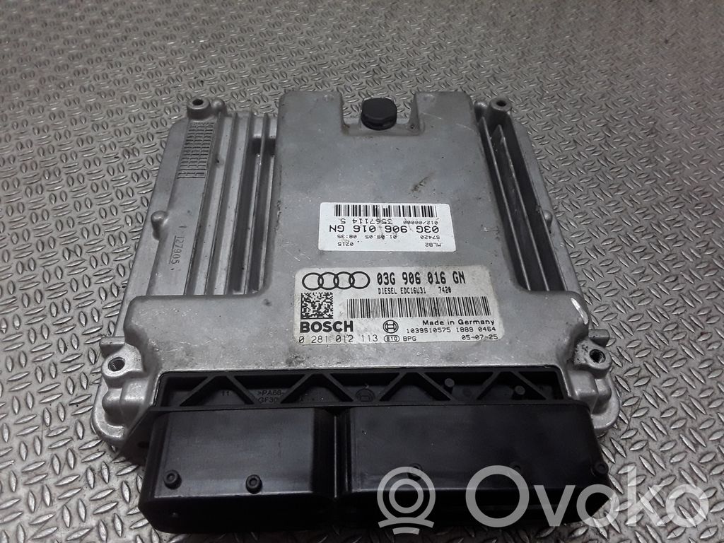 Moottorin ohjainlaite/moduuli   03G906016GN