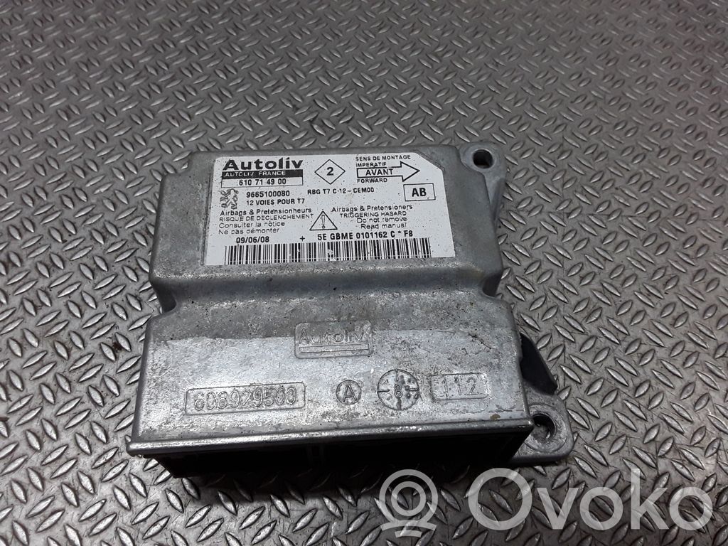 Peugeot 308 Unitate/modul de comandă airbaguri 
