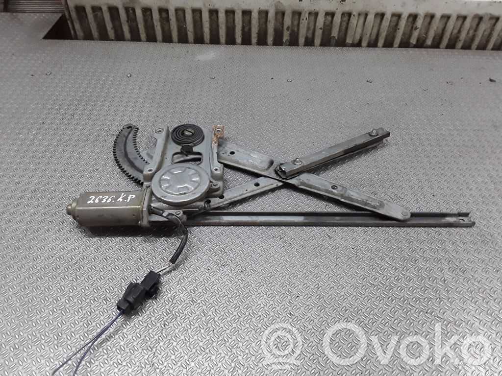 Front door window regulator with motor