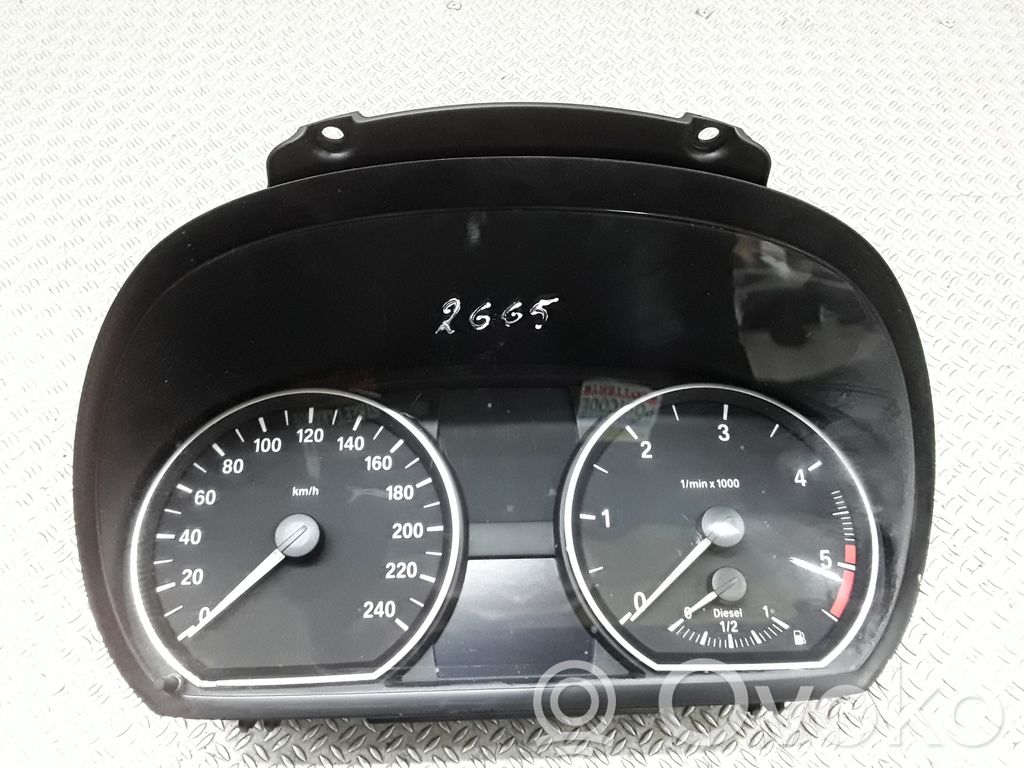 BMW 1 E81 E87 Speedometer (instrument cluster) 