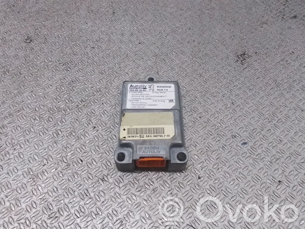 Peugeot 206 Unidad de control/módulo del Airbag 