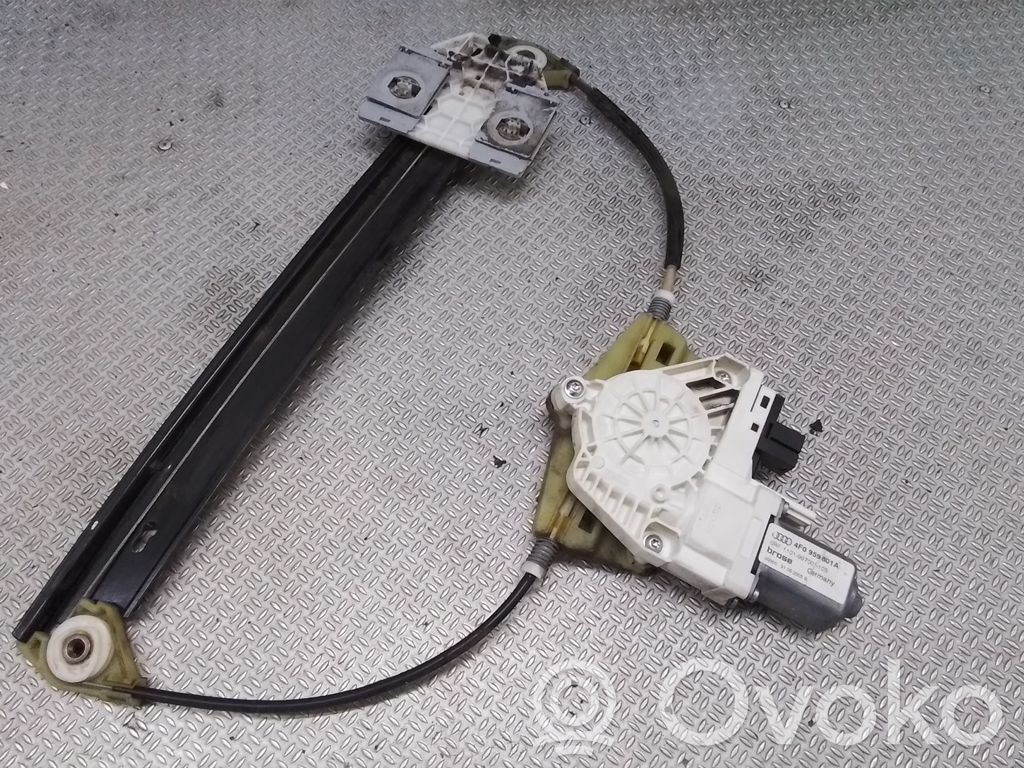 Audi A6 S6 C6 4F Regulador de puerta trasera con motor 