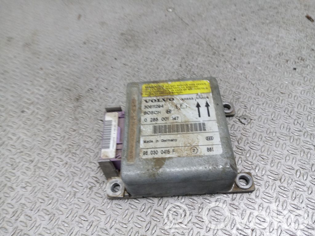 Volvo S40, V40 Airbag control unit/module 