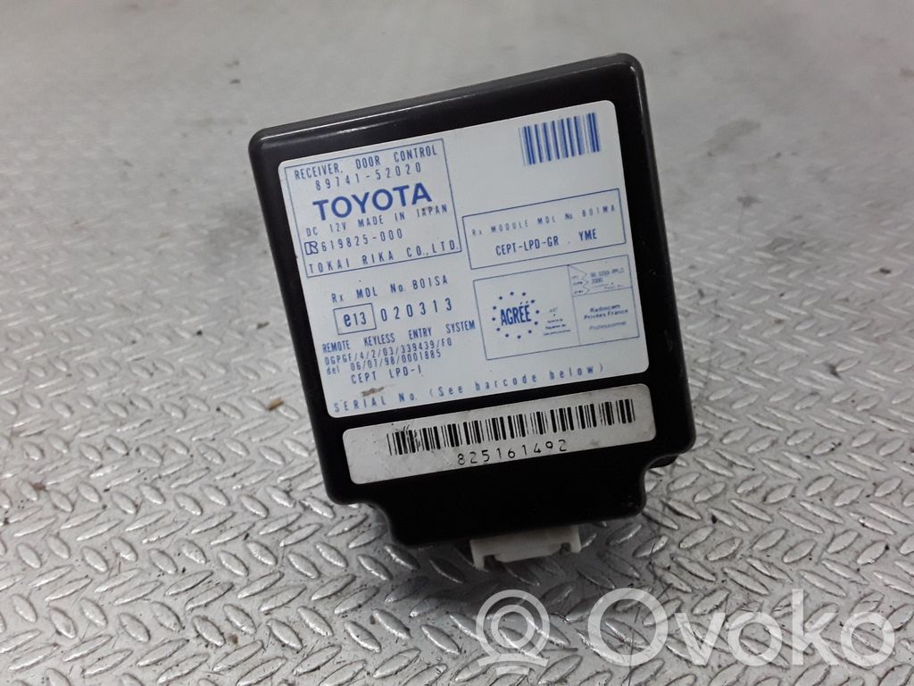 Toyota Yaris Sterownik / Moduł drzwi 
