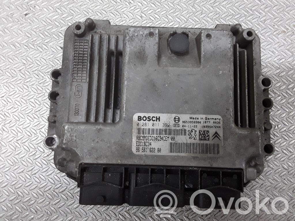 Engine control unit/module   0281011392,9656162280