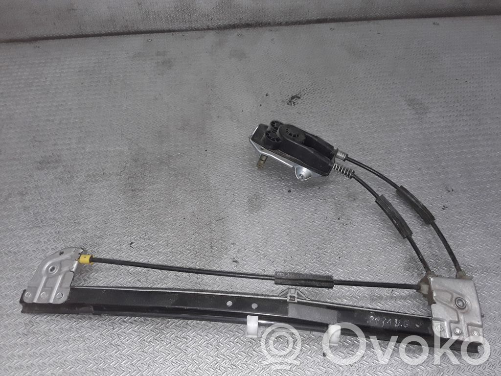 BMW 5 E39 Regulador manual de la ventanilla trasera 
