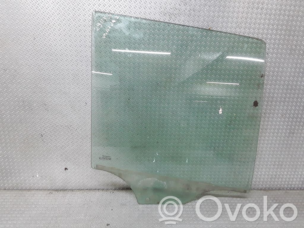 Rear door window glass