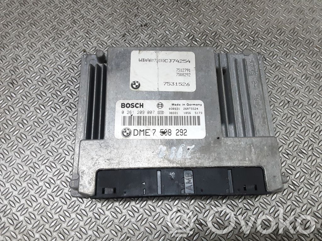 Engine control unit/module   0261209007,7508292