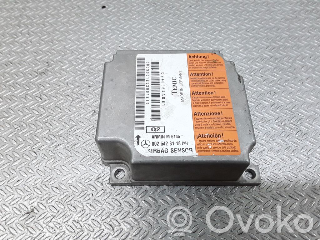 Centralina/modulo airbag   0025428118