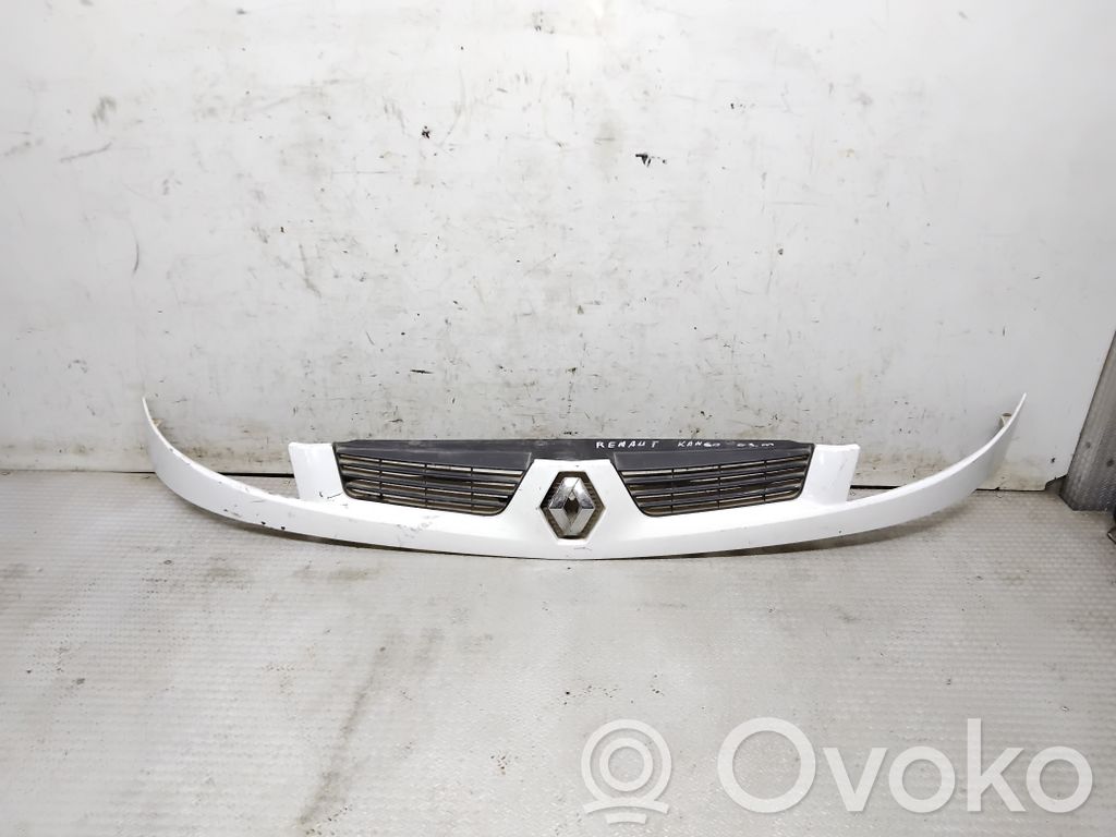 Renault Kangoo I Etupuskurin ylempi jäähdytinsäleikkö 