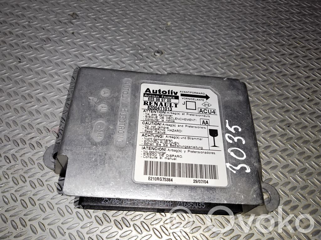 Centralina/modulo airbag   8200411013