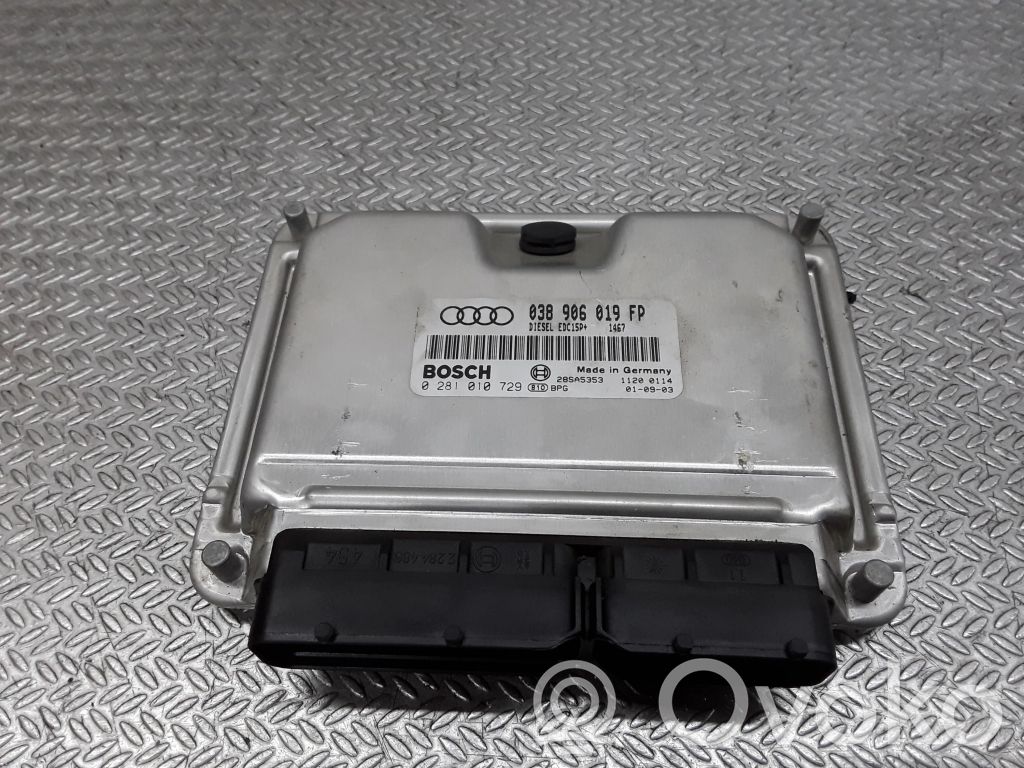 Unidad de control/módulo del motor   038906019FP,0281010729
