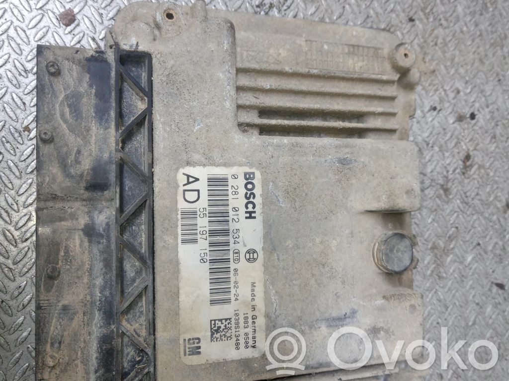 Unidad de control/módulo del motor   0281012534,55197150