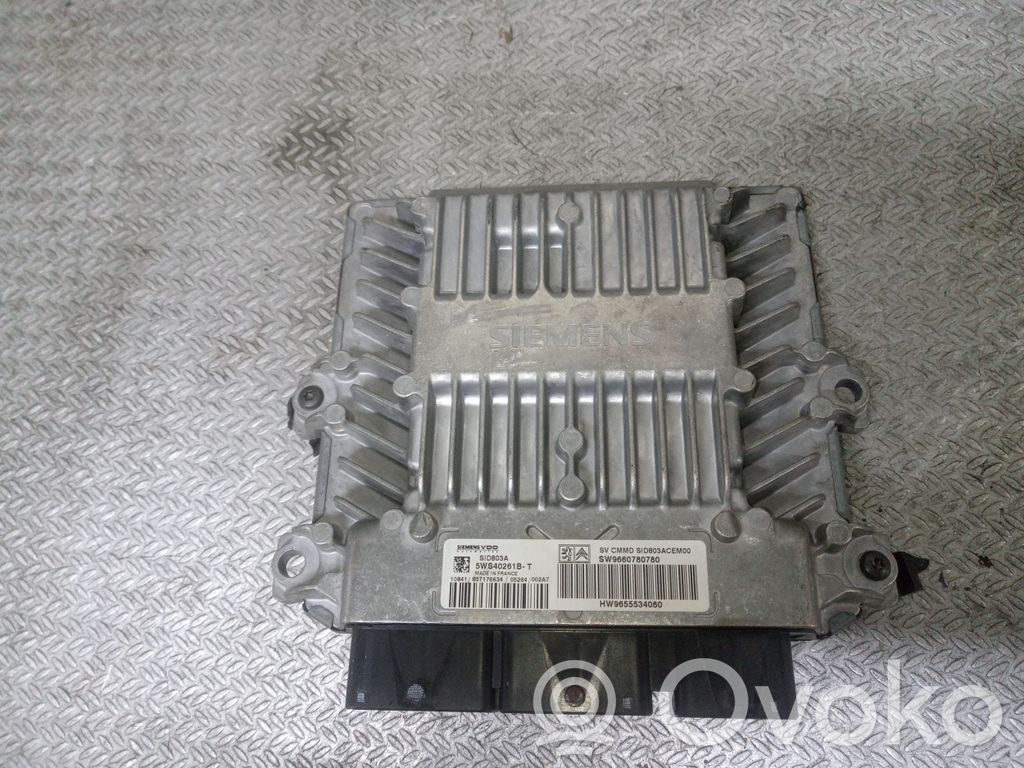 Engine control unit/module   5WS40261BT,SW9660780780