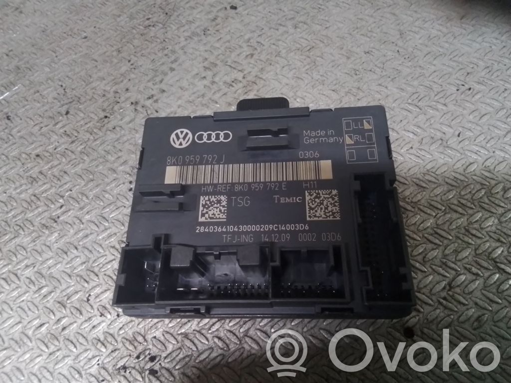 Door control unit/module   8K0959792J,8K0959792E