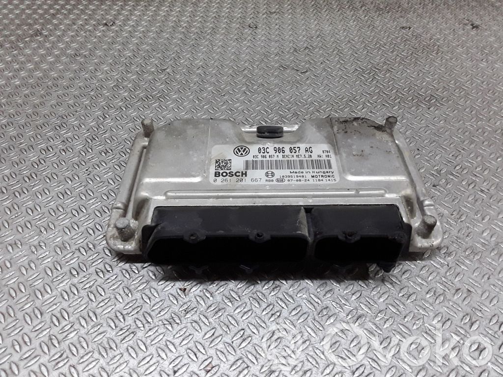 Engine control unit/module   03C906057AG,0261201667
