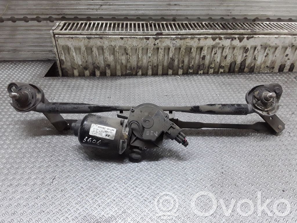 Hyundai Santa Fe Mechanizm i silniczek wycieraczek szyby przedniej / czołowej 