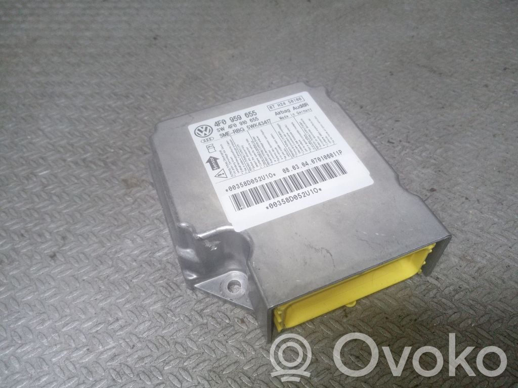 Turvatyynyn ohjainlaite/moduuli   4F0959655,4F0910655