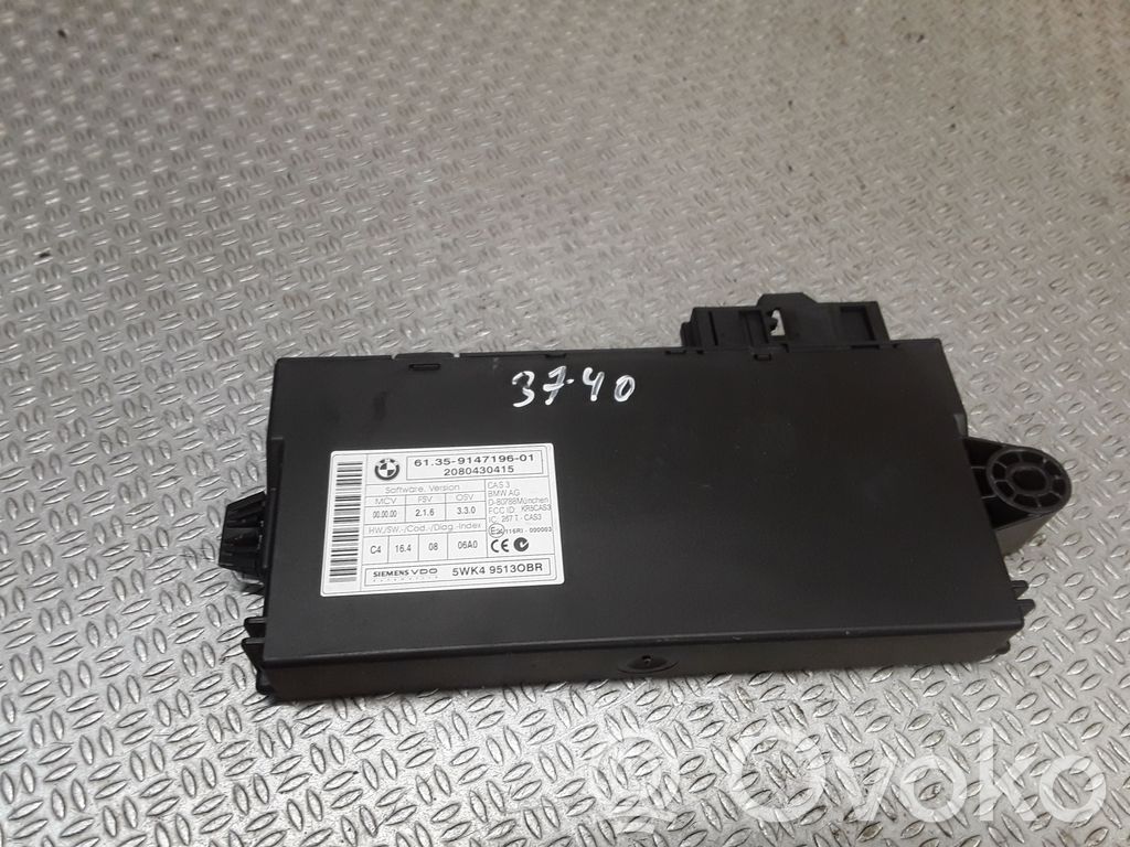 BMW 3 E90 E91 CAS valdymo blokas/ modulis 