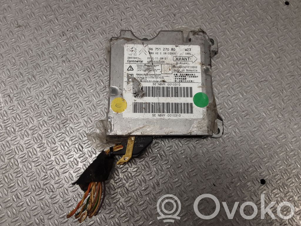 Airbag control unit/module   9675127080