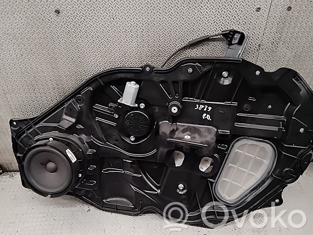 Front door window regulator with motor