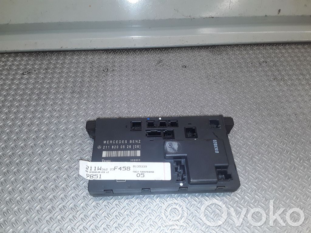 Mercedes-Benz E W211 Centralina/modulo portiere 