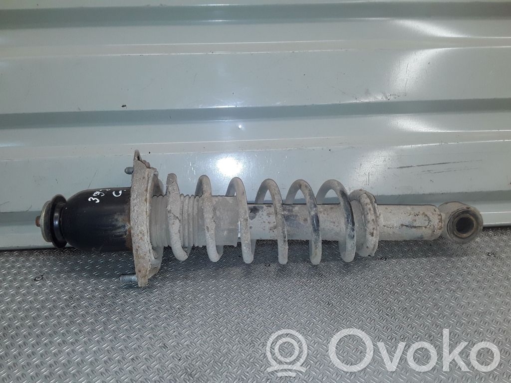 Rear shock absorber with coil spring